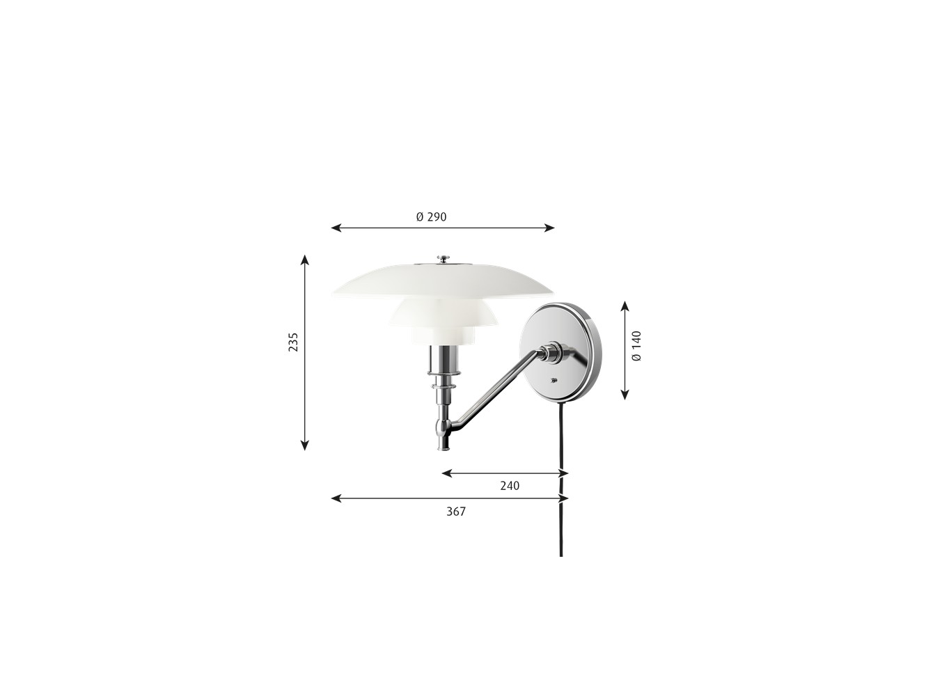 Comprar Louis Poulsen PH 3/2 aplique de pared