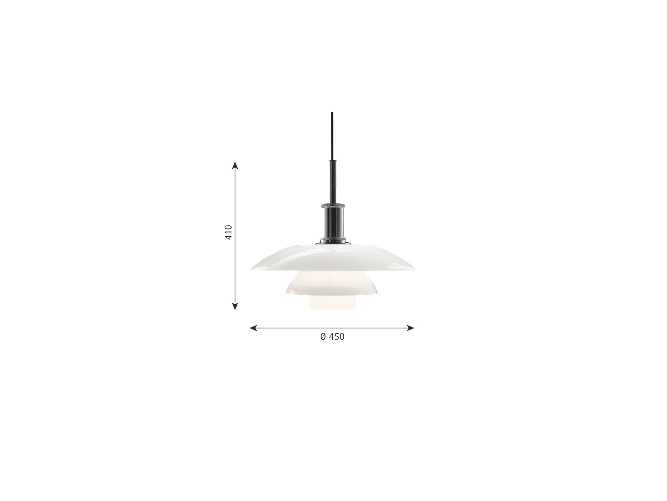 Comprar Louis Poulsen PH 4½-4 lámpara de suspensión