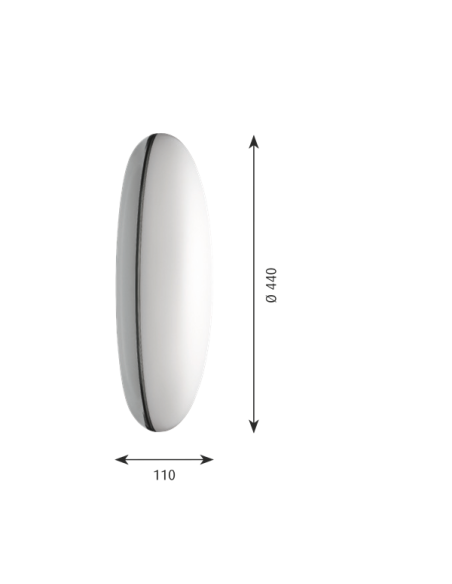 Comprar Louis Poulsen lámpara de techo y pared SILVERBACK 295 LED regulable DALI 3K90
