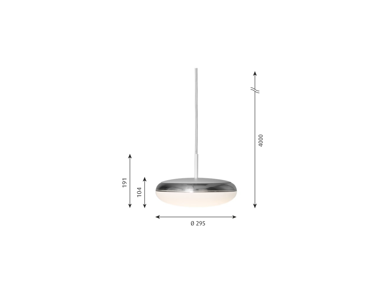 Comprar Louis Poulsen lámpara de techo SILVERBACK 440 SUSP LED regulable 3K90