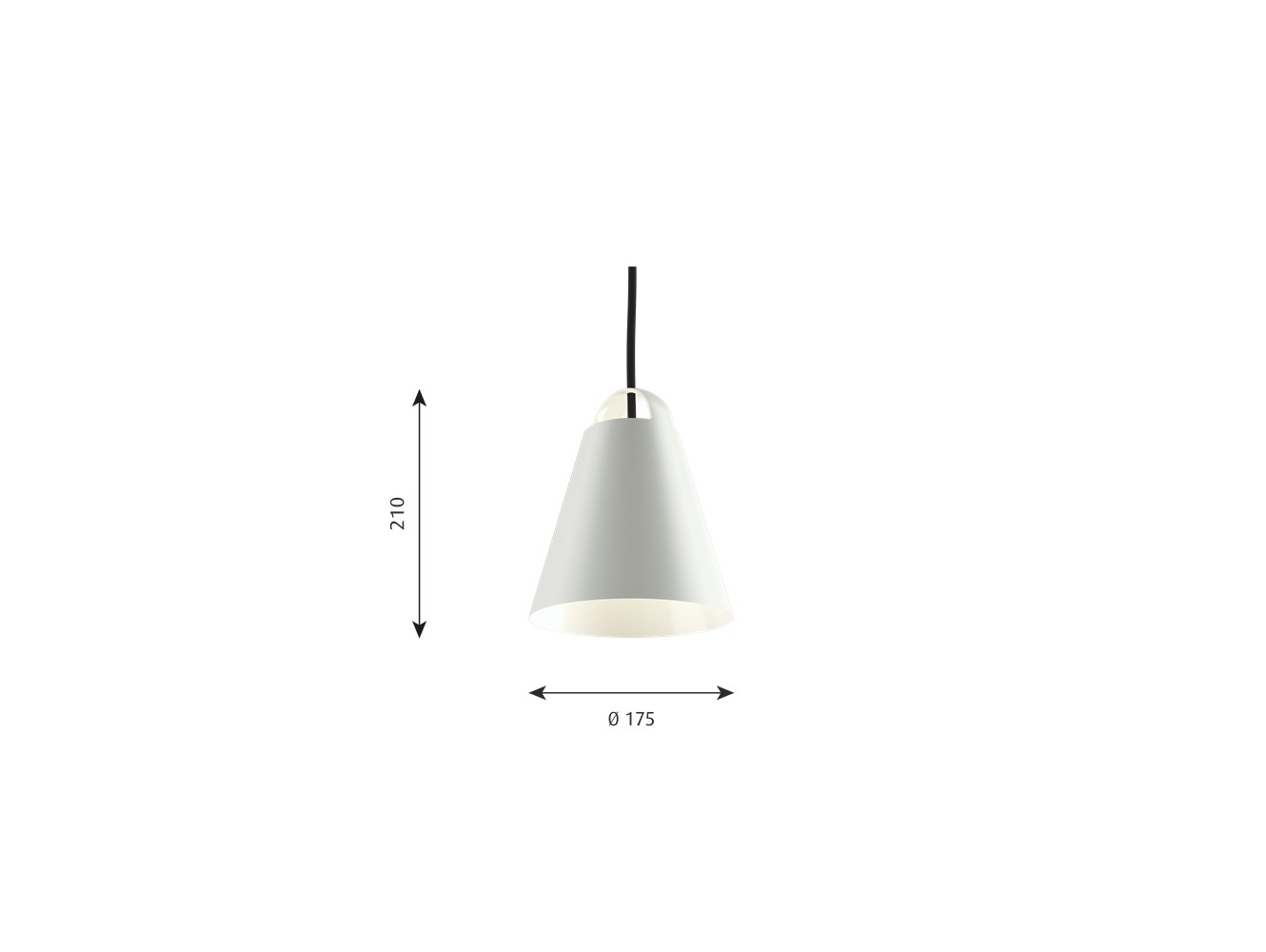 Comprar Louis Poulsen lámpara de suspensión ABOVE 175 60W E27