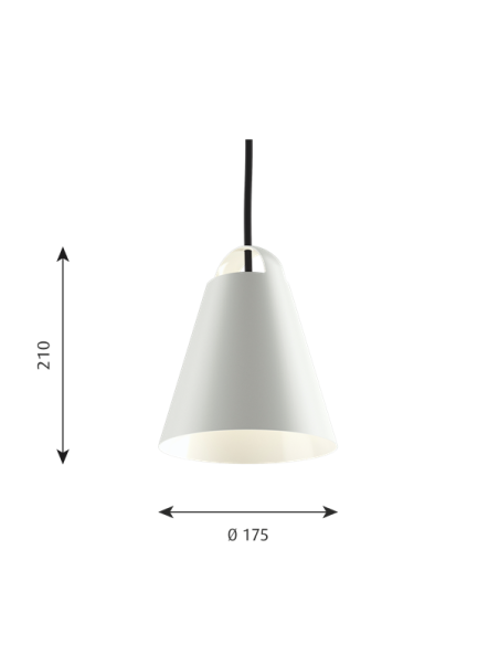 Comprar Louis Poulsen lámpara de suspensión ABOVE 175 60W E27