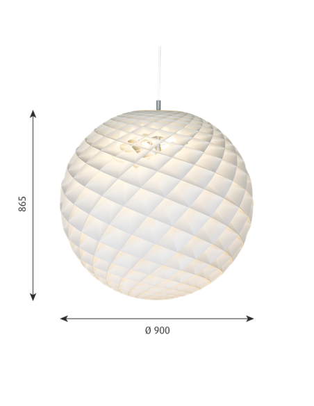 Comprar Louis Poulsen lámpara de suspensión PATERA 900 LED regulable 27K