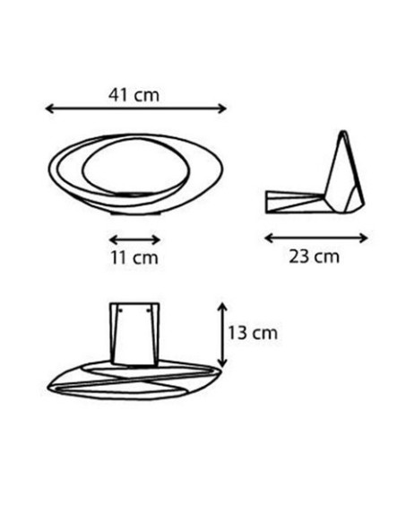 Artemide lámpara de pared Cabildo Led F