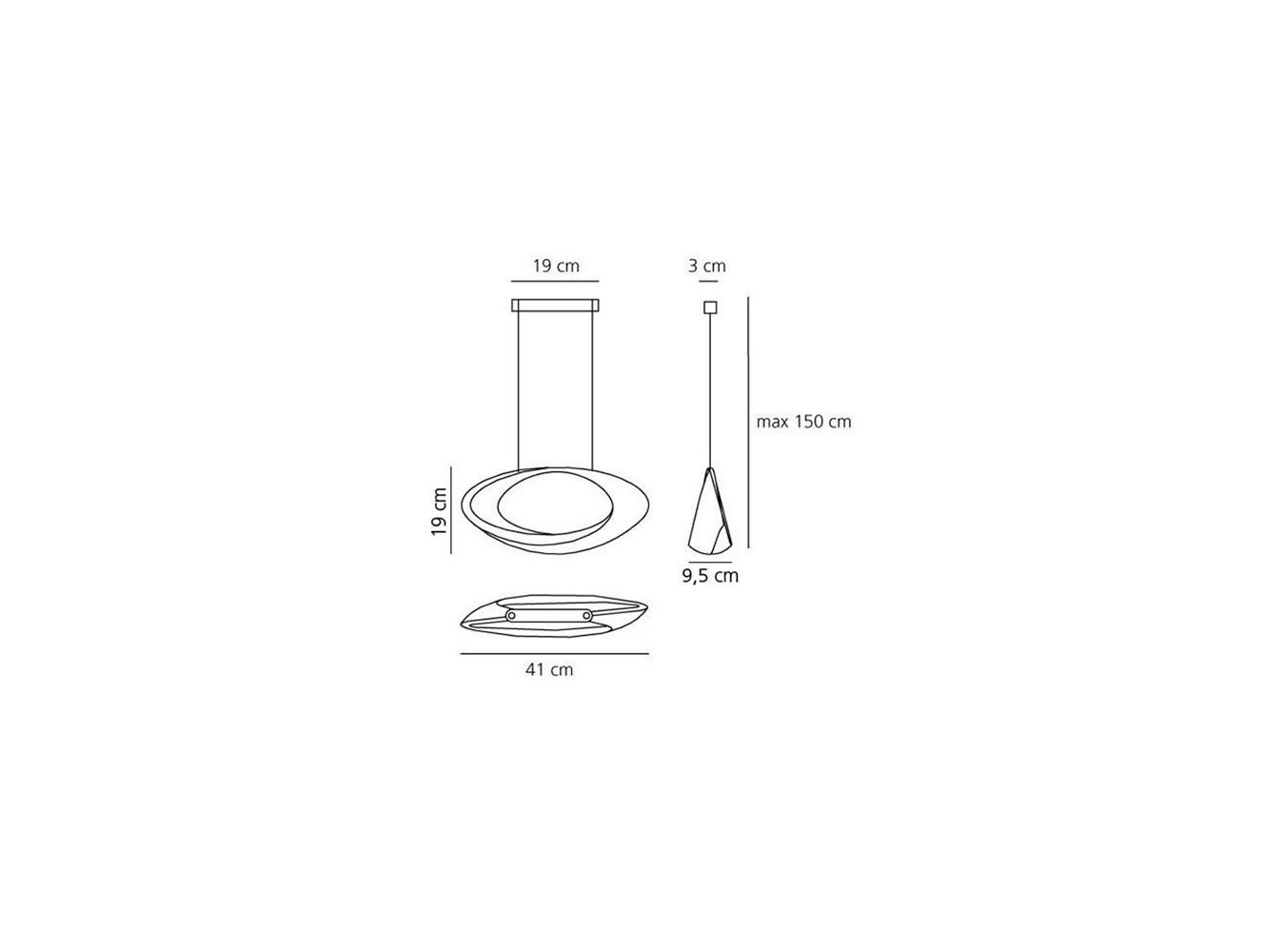 Artemide lámpara de suspensión Cabildo Led W