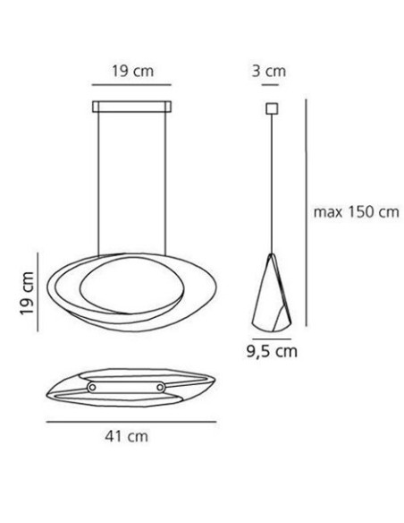 Artemide lámpara de suspensión Cabildo Led W