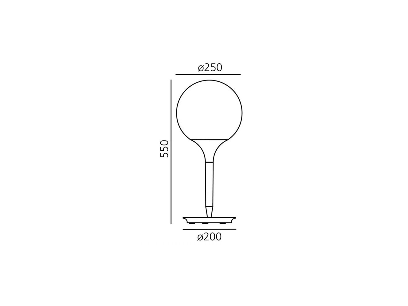 Artemide lámpara de sobremesa Castore T 250