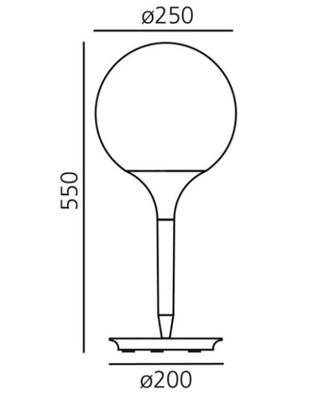 Artemide lámpara de sobremesa Castore T 250