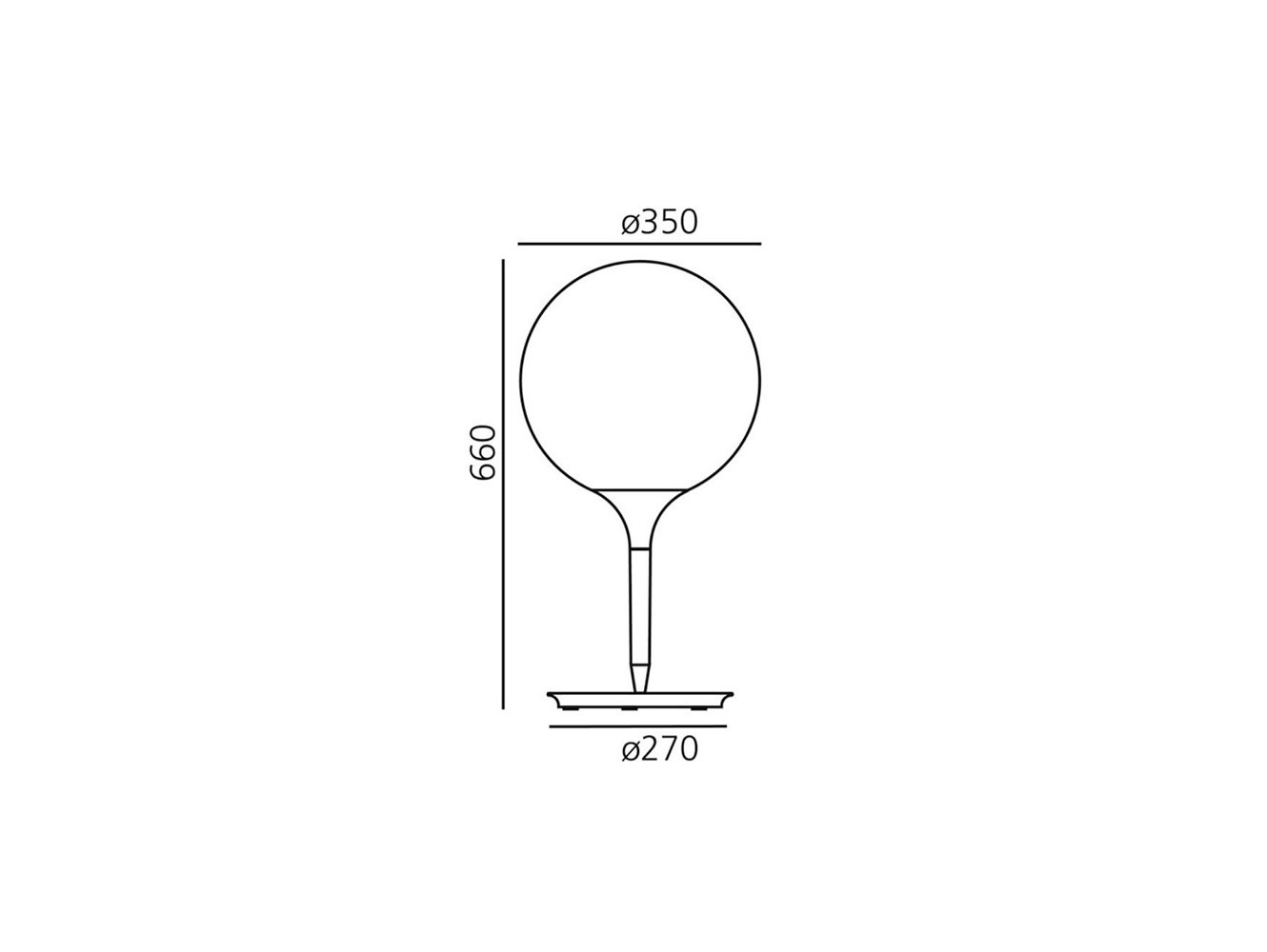 Artemide lámpara de sobremesa Castore T 350