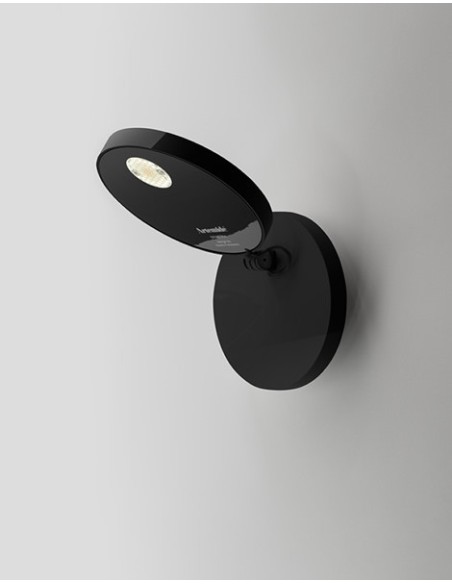 Artemide lámpara de pared Demetra Led W Sin Conmut. Negro Mat