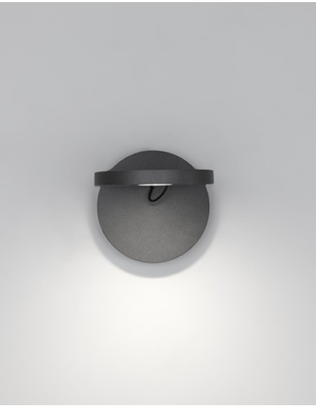 Artemide lámpara de pared Demetra Led W Sin Conm. Gris