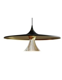 Artemide lámpara de suspensión Ipno S Oro/Negro