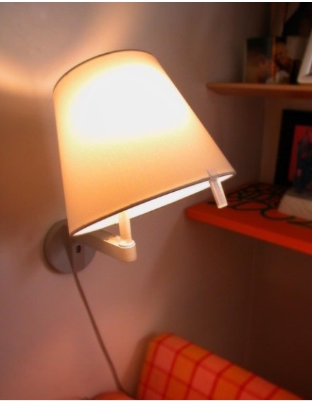 Artemide lámpara de pared Melampo W Con Interruptor