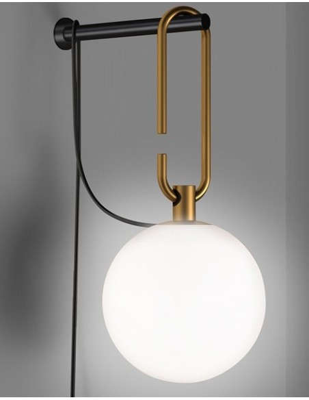 Artemide lámpara de pared Nh W