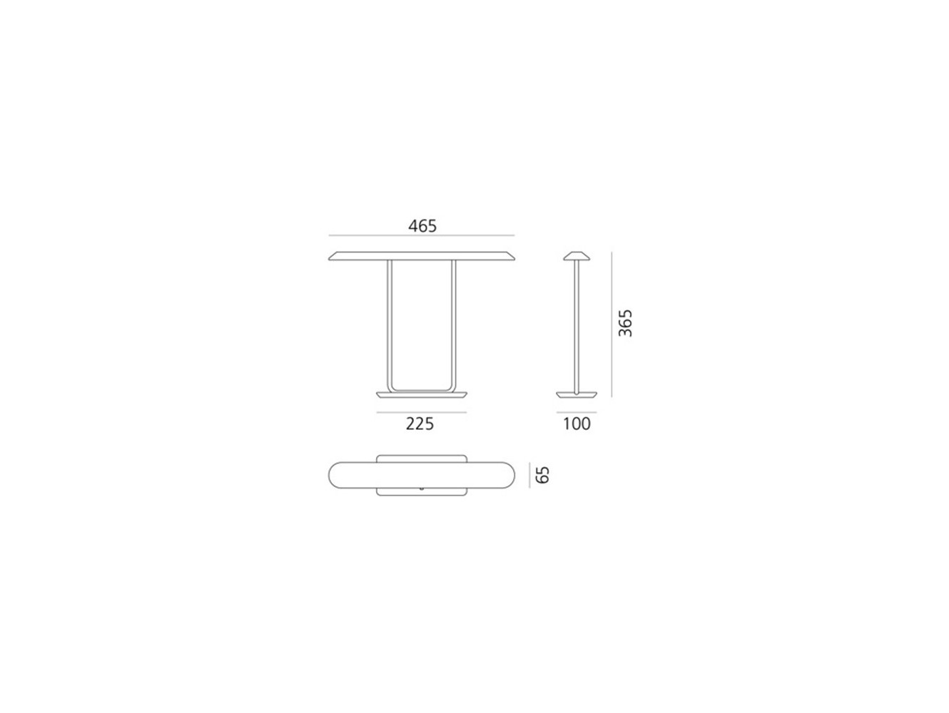 Artemide lámpara de sobremesa Tempio
