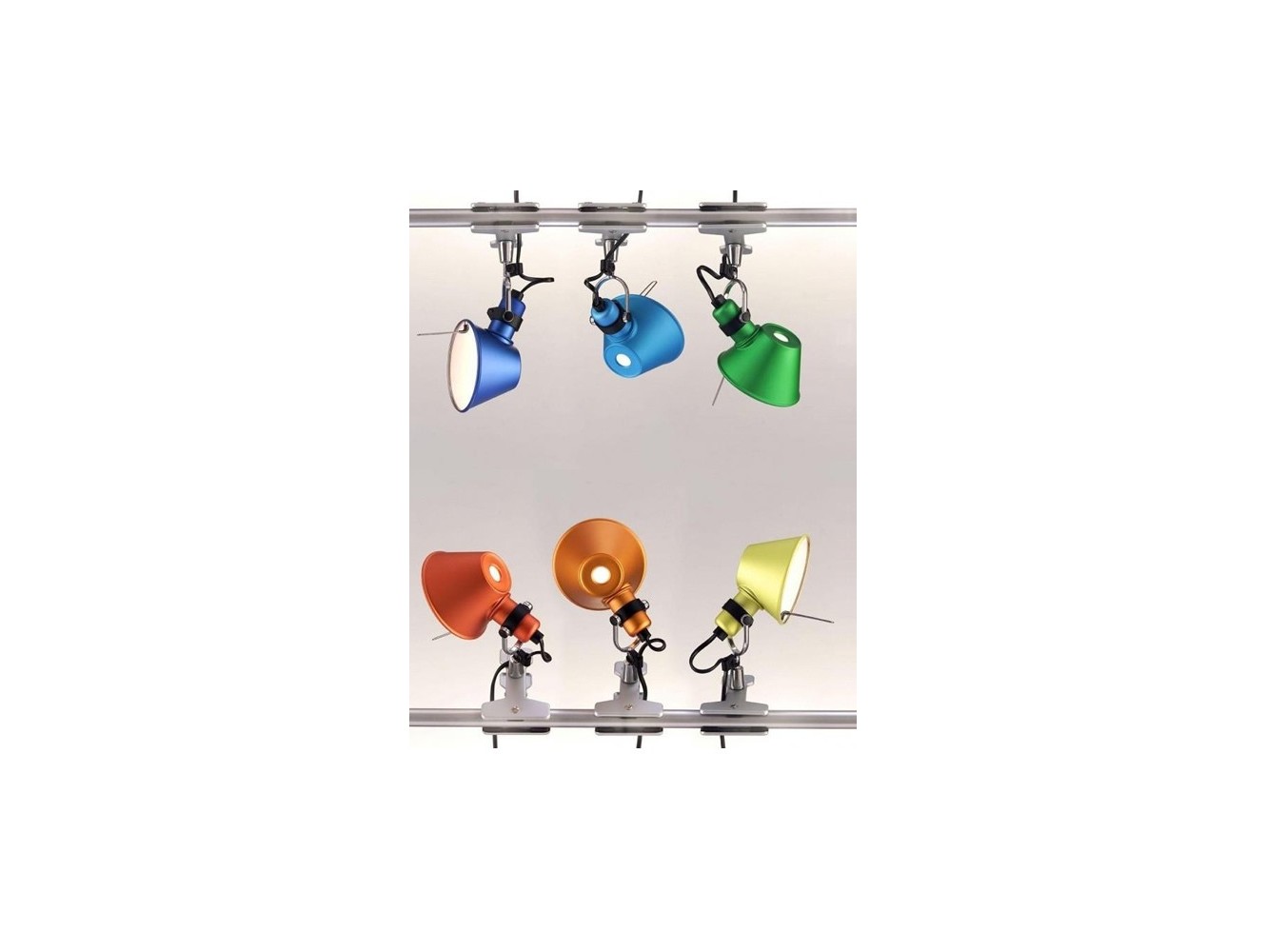 Artemide lámpara de pared Tolomeo Micro Pinza Colores
