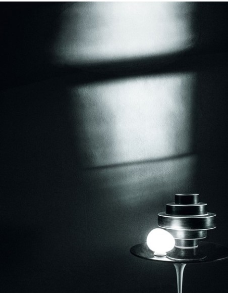 Foscarini Poly Gregg Media lámpara de sobremesa Blanco