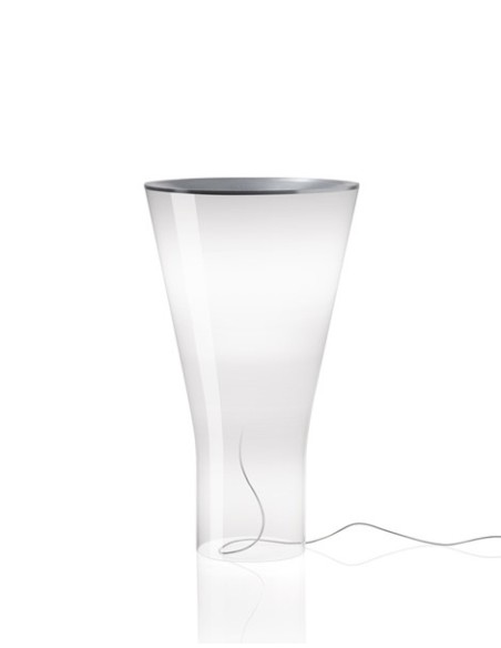 Foscarini Soffio lámpara de sobremesa Aluminio/Blanco
