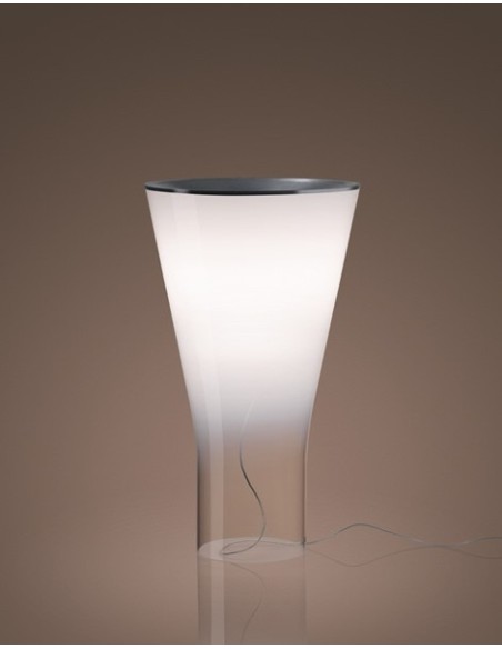 Foscarini Soffio lámpara de sobremesa Aluminio/Blanco
