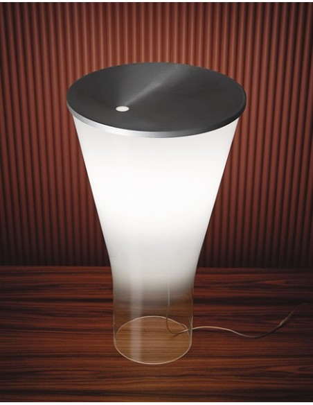 Foscarini Soffio lámpara de sobremesa Aluminio/Blanco