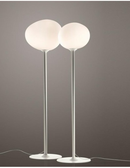 Foscarini Gregg Grande lámpara de pie Alta Blanco