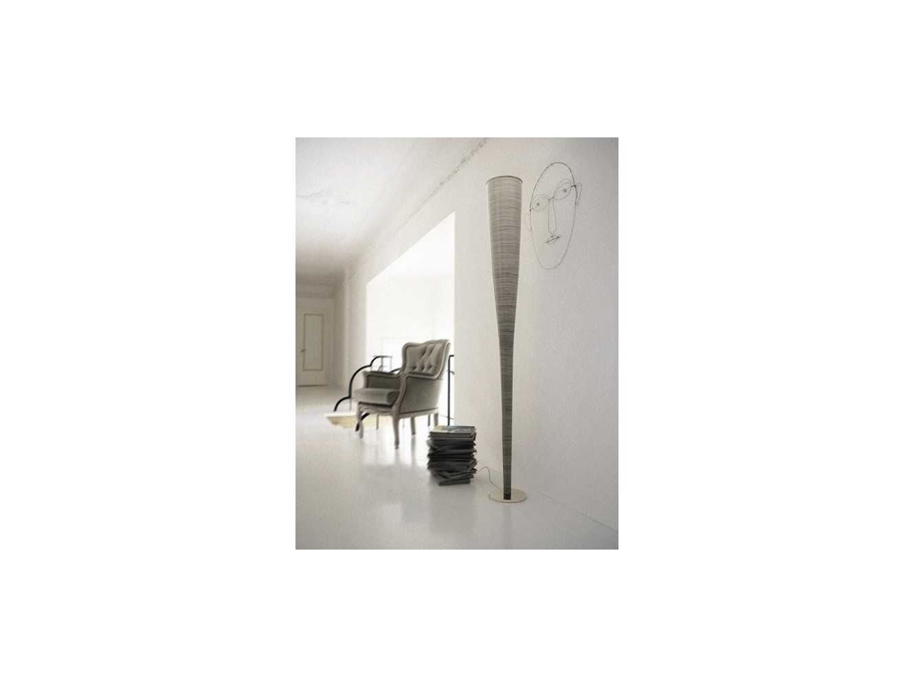 Foscarini Mite lámpara de pie Halógena