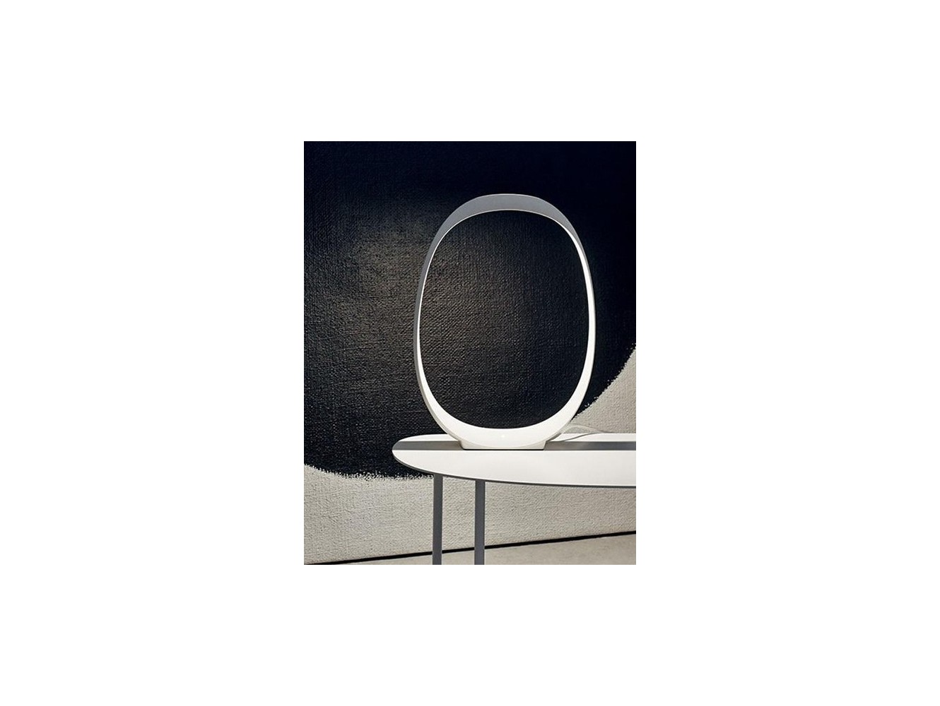 Foscarini Anisha Grande lámpara de sobremesa Blanco