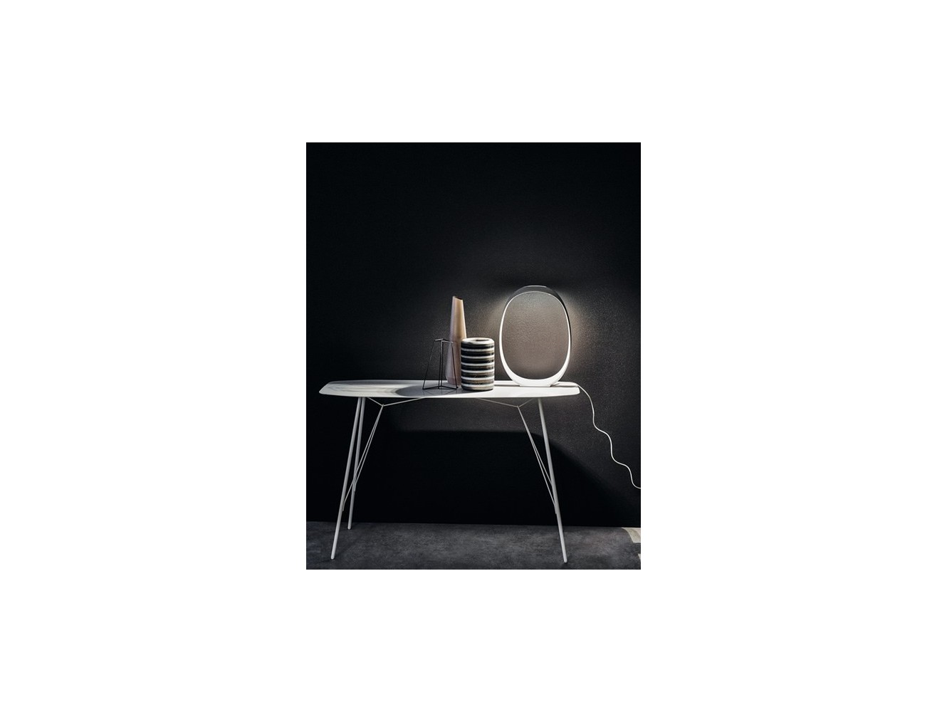 Foscarini Anisha Grande lámpara de sobremesa Blanco