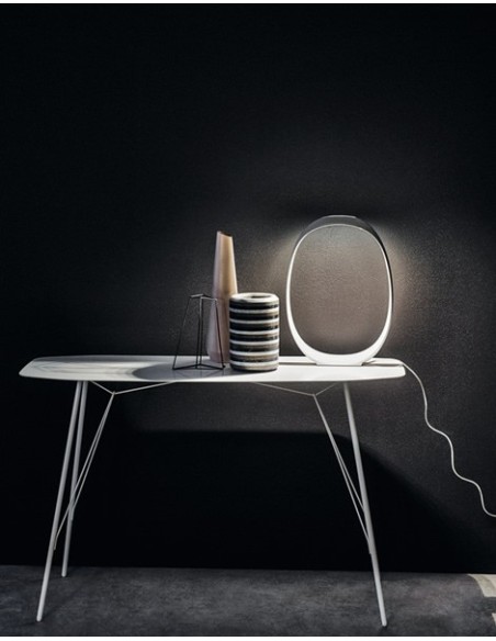 Foscarini Anisha Grande lámpara de sobremesa Blanco