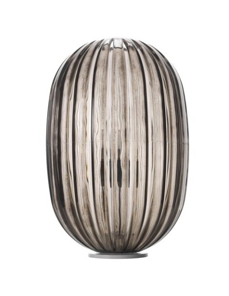 Foscarini Plass Media lámpara de sobremesa Gris