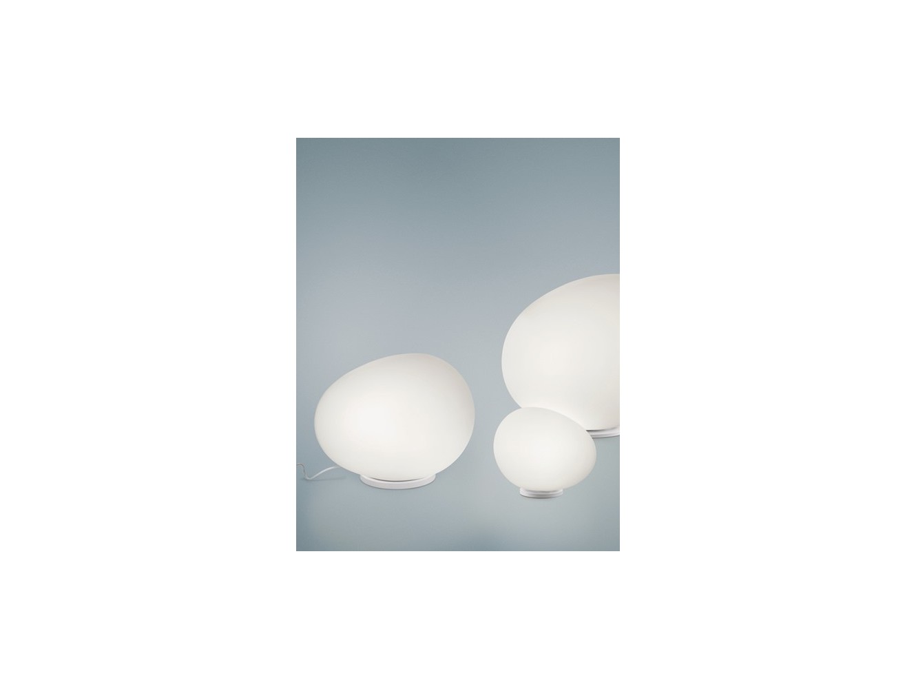 Foscarini Gregg Media lámpara de sobremesa Blanco Dimmer