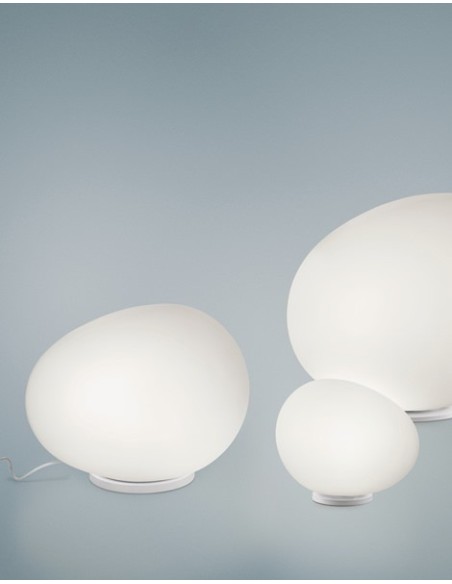 Foscarini Gregg Media lámpara de sobremesa Blanco Dimmer