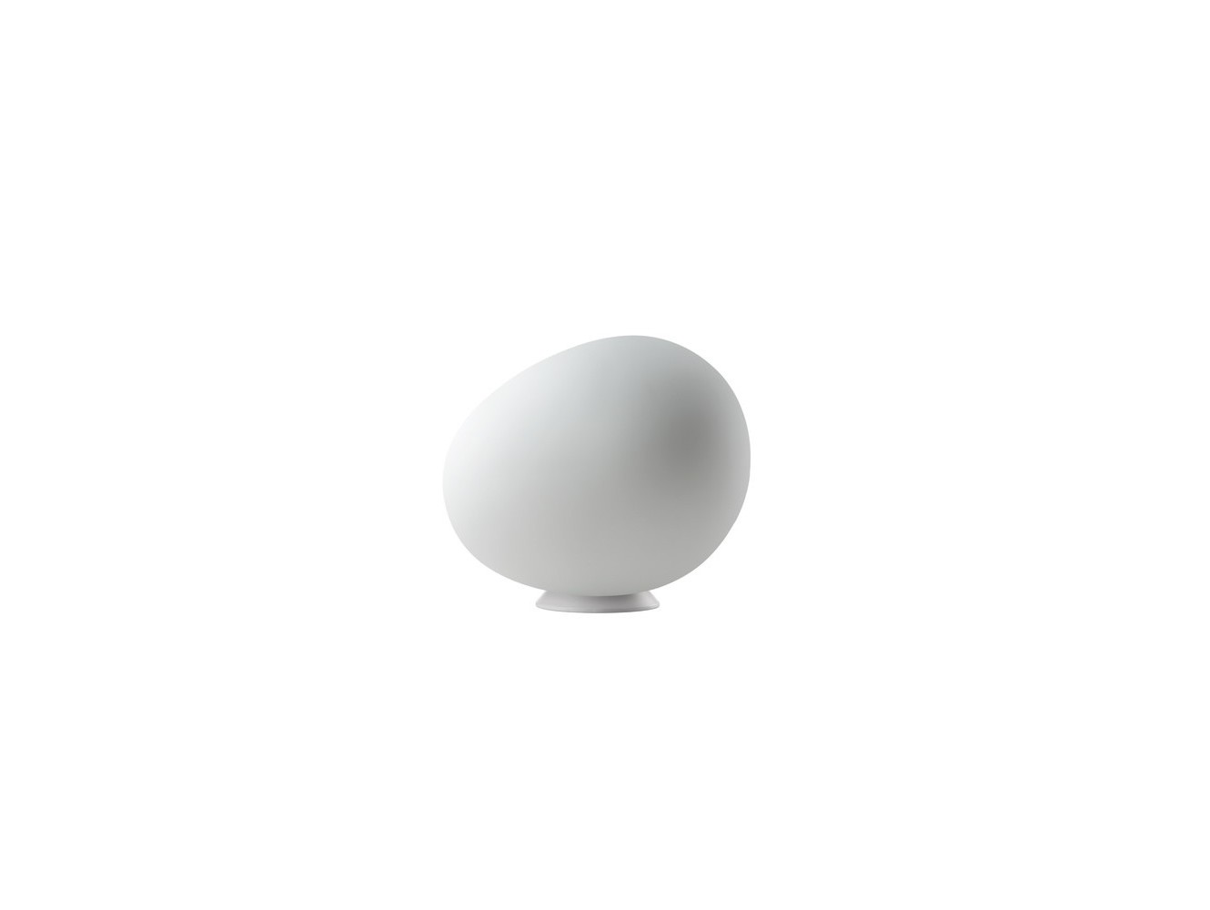 Foscarini Poly Gregg Media lámpara de sobremesa Blanco