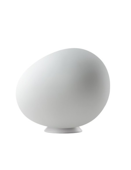 Foscarini Poly Gregg Media lámpara de sobremesa Blanco
