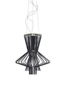 Foscarini Allegretto Ritmico lámpara de suspensión Grafito H.3,5M.