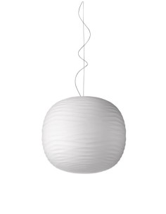 Foscarini Gem lámpara de suspensión Blanco H.3,5M.