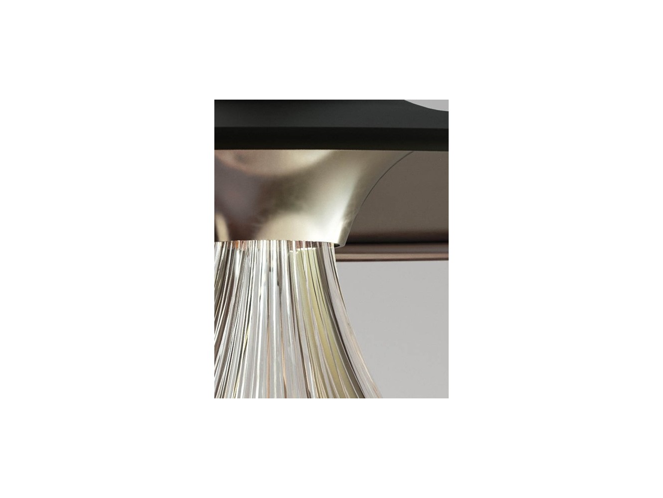 Artemide lámpara de suspensión Ipno S Oro/Negro