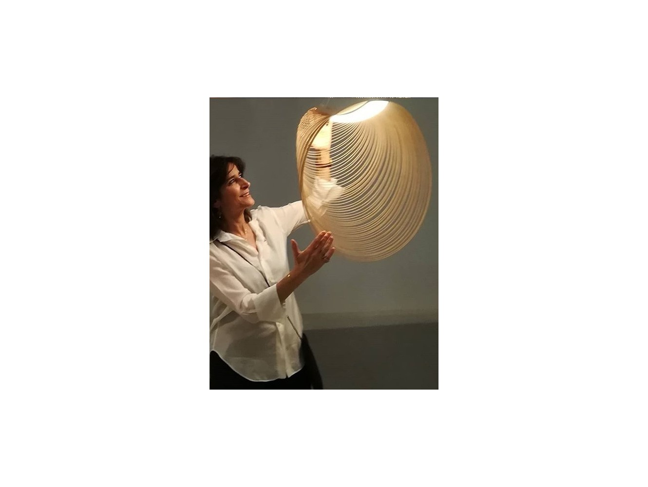 Luceplan lámpara de suspensión Illan Ø 60: LED 20W @ 2700K, CRI 90 regulable