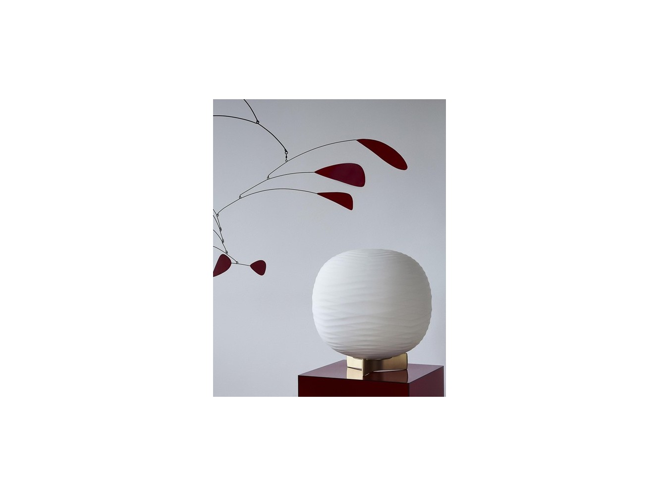 Foscarini Gem lámpara de sobremesa Blanco