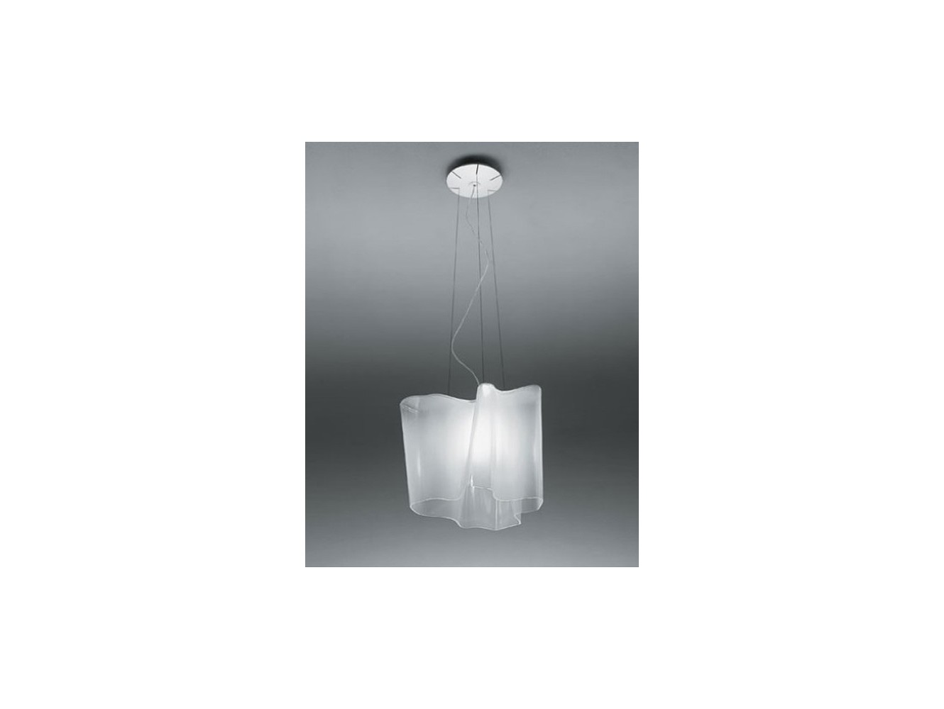 Artemide lámpara de suspensión Logico Mini S Dif. Seda Pulida