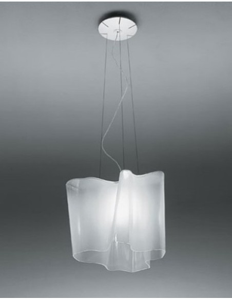 Artemide lámpara de suspensión Logico Mini S Dif. Seda Pulida