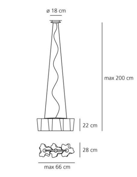 Artemide lámpara de suspensión Logico Mini S 3 En Linea Blanco/ Gris aluminio