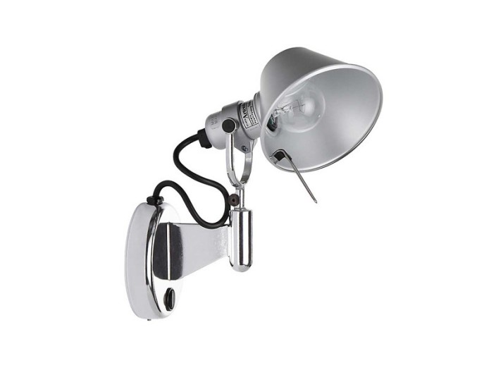 Artemide lámpara de pared Tolomeo Micro Faretto con interruptor