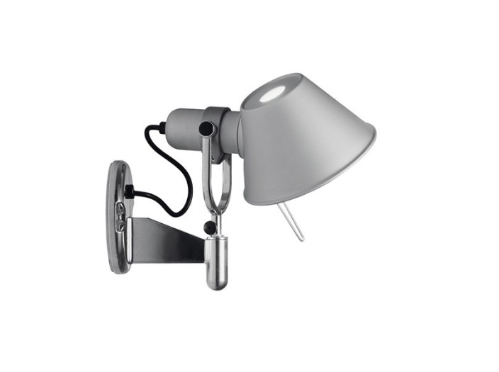 Artemide lámpara de pared Tolomeo Faretto New con interruptor on/off