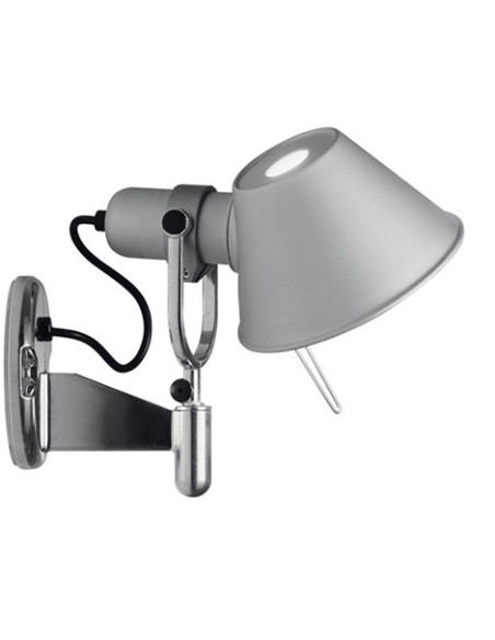 Artemide lámpara de pared Tolomeo Faretto New con interruptor on/off
