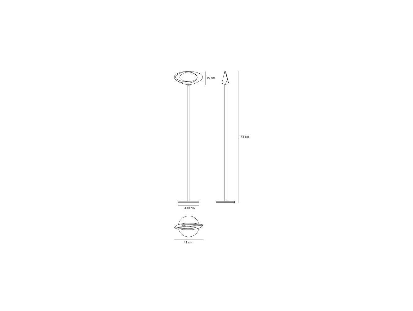 Artemide lámpara de pie Cabildo Led F
