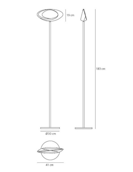 Artemide lámpara de pie Cabildo Led F