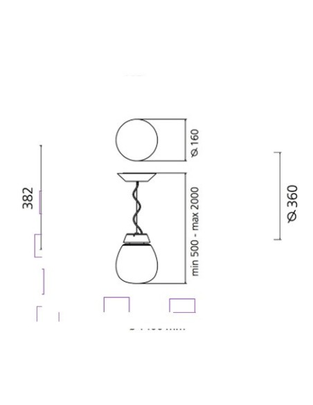 Artemide lámpara de suspesión Empatia 16 Led S