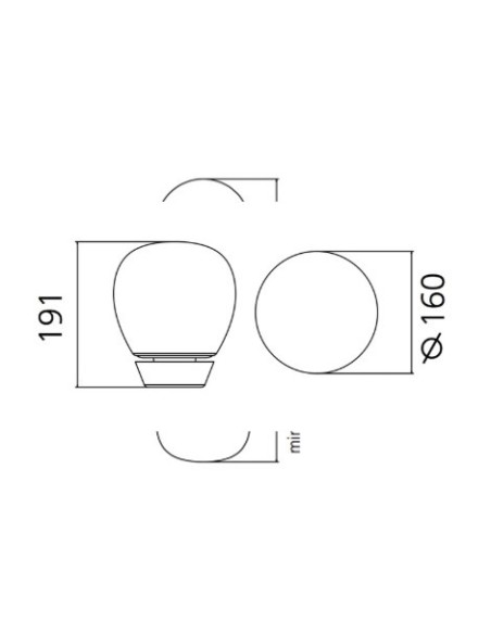 Artemide lámpara de sobremesa Empatia 16 Led T