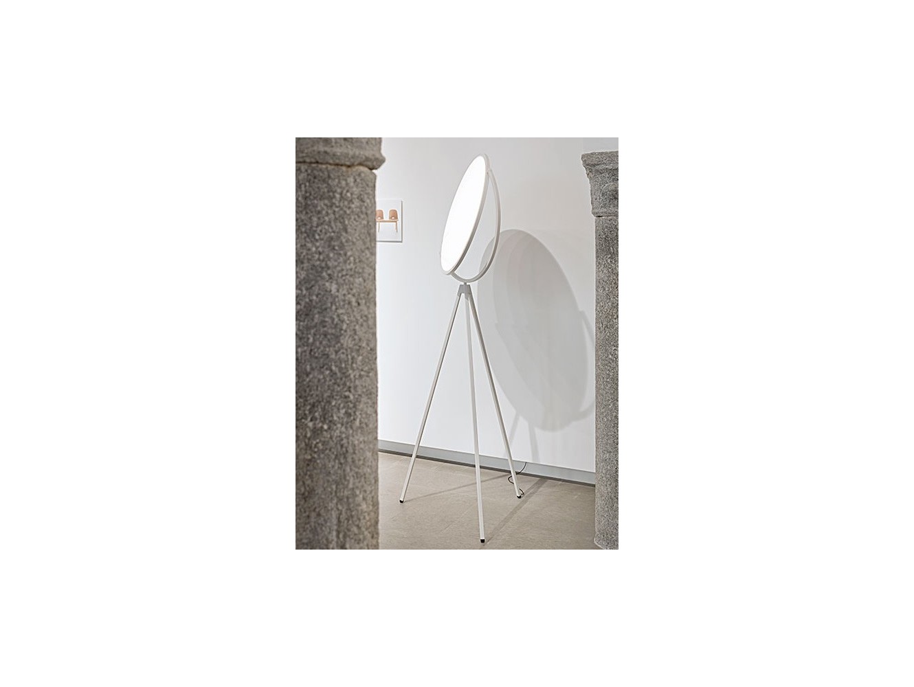 Flos Lámpara de pie Superloon Blanco